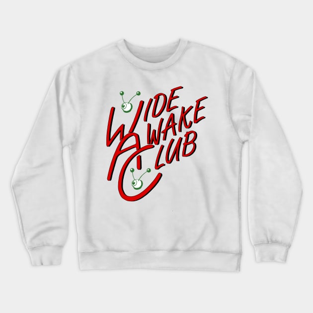 Retro Nostalgic Wide Awake Club Crewneck Sweatshirt by Meta Cortex